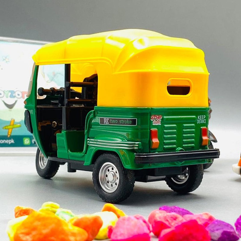 Metal Miniature CNG Auto Rickshaw