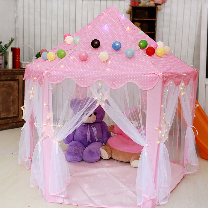 Princess Six Game Tent - Pink