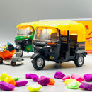 Metal Miniature CNG Auto Rickshaw