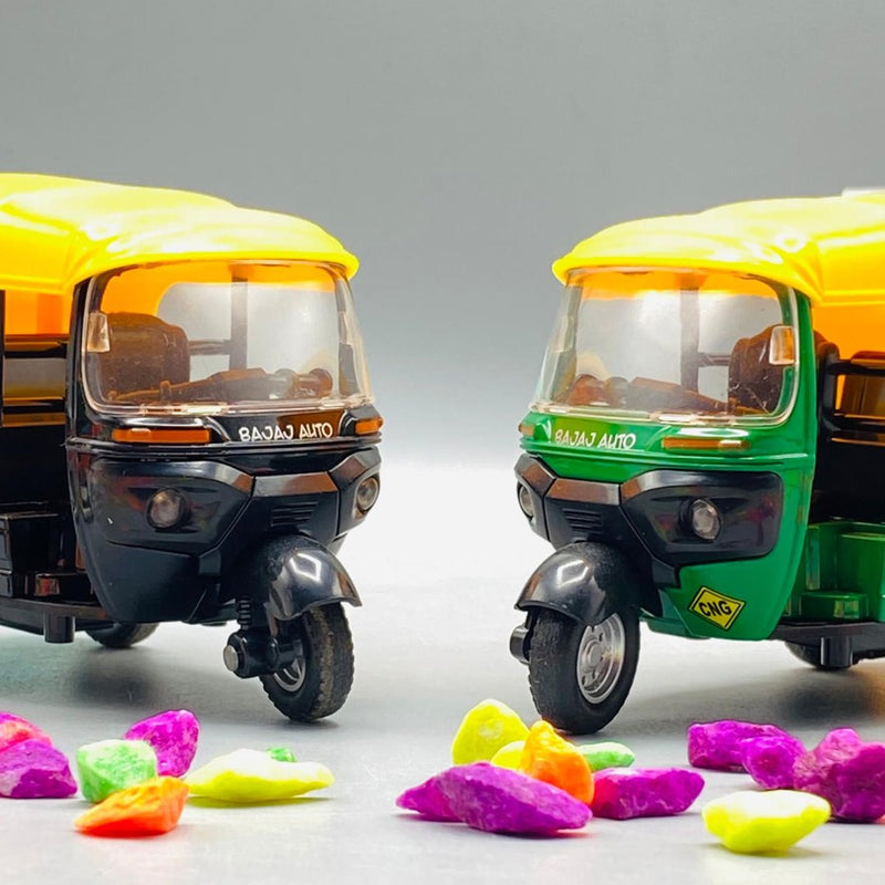 Metal Miniature CNG Auto Rickshaw