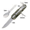 Stainless Steel Multi-Functional Table Spoon and Knife Outdoor Camping Folding