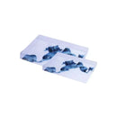 Serving Tray Plastic Blue (Set of 2)