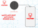 YOUKSH Apple iPhone 14 Anti Static Glass Protector With YOUKSH Installation Kit