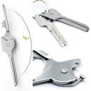 6 in 1 Multifunctional Mini Folding Key Knife Tool Keychain