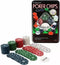 Professional Poker Chips Set with 100 Chips with Dealer Button