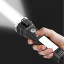 Multi-Function Emergency Hammer Flashlight With Power Bank, Window Breaker, Seat Belt Cutter