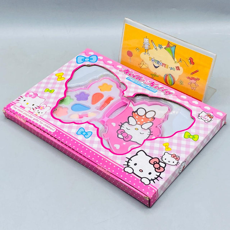 Hello Kitty Butterfly Dressing Case Mini Makeup Kit Toy for Kids Girls