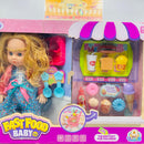 Doll With Food Items - DOLL SET