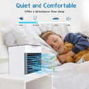 New Mini Refrigeration Air Conditioning Fan Household Desktop Small Spray Air Cooler USB Portable Mobile Cooling Fan