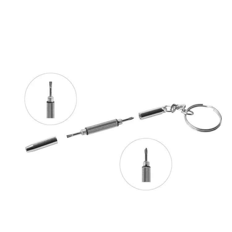 3in1 Mini  Eyeglass Phone Watch Repair Screwdriver Kit Tool Keychain