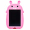 Pink Bunny Rabbit Face LCD Writing Tablet with Pen