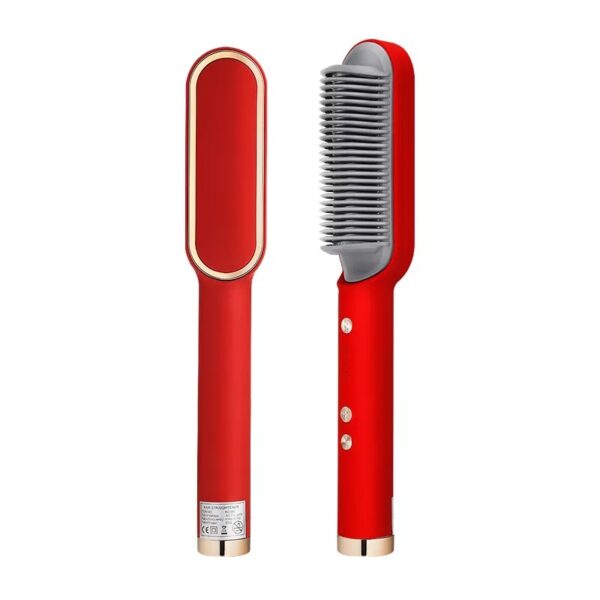 Hair Straightner Iron Brush 2-in-1 Hair Comb